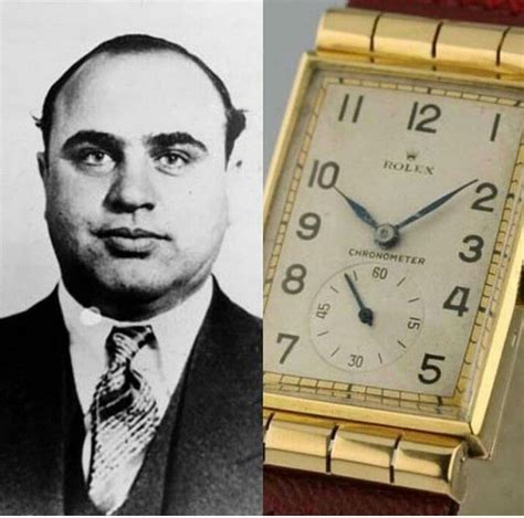 mafia rolex|Al Capone and His Gold Rolex .